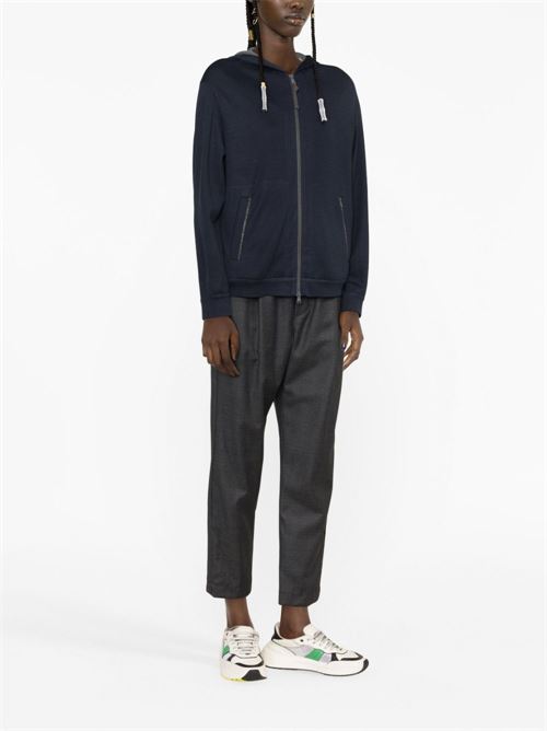 Cotton and Silk Sweatshirt BRUNELLO CUCINELLI | MD828SB806C8366